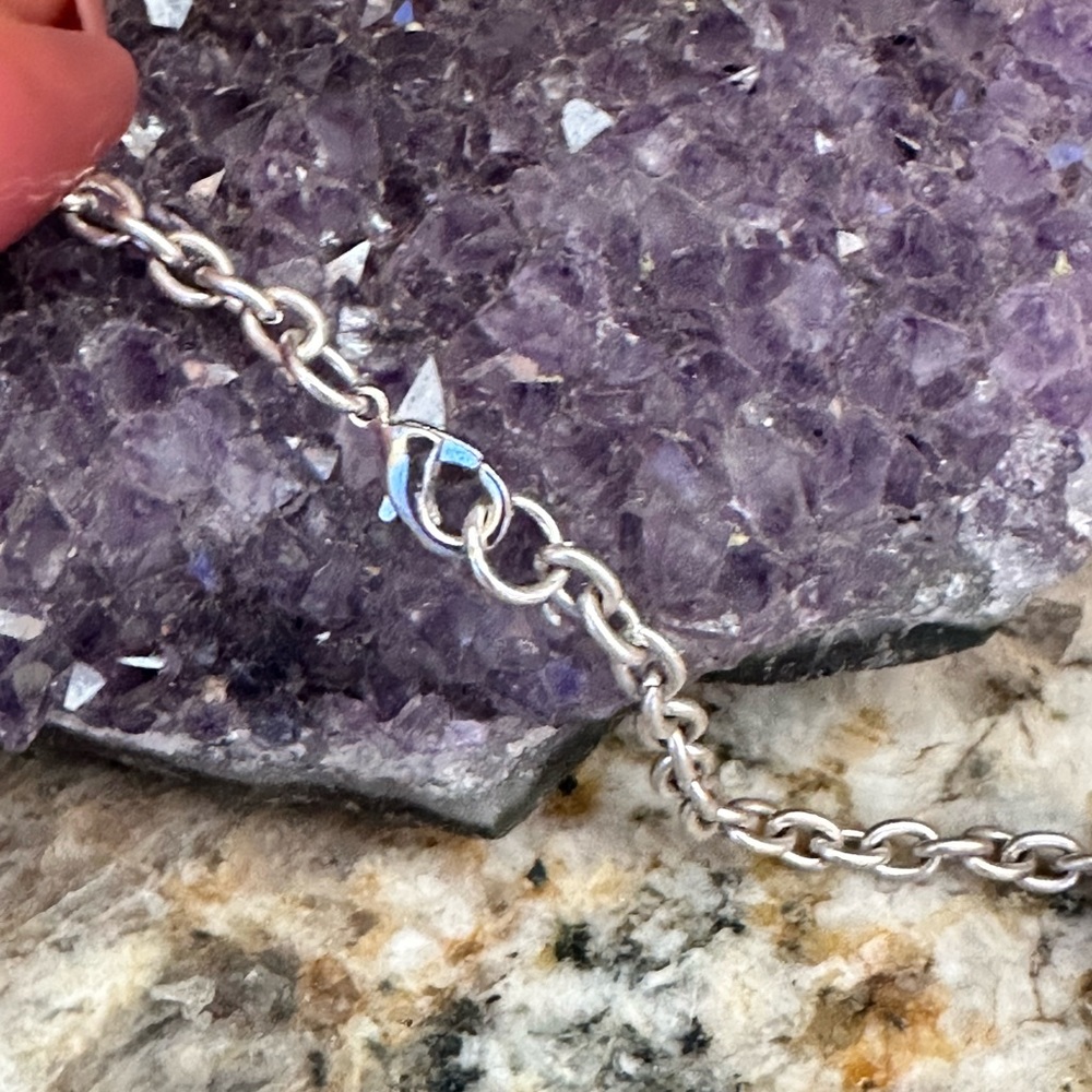 Forever21 Silver Beaded Charm Necklace - Picture 7 of 10